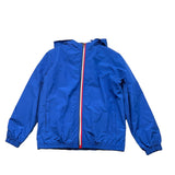 Yours Cobalt Solid Color Zip Up Hooded Jacket For Boys