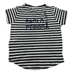 Paolo Pecora T-Shirt Fantasia A Righe Nero per Bambino PP2214 NERO PAOLO PECORA 