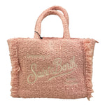 SAINT BARTH borsa tinta unita con logo Rosa per Bambina COLETTETWEED ROSA SAINT BARTH 