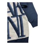 EMPORIO ARMANI maglia girocollo stampa fantasia Panna/blu per Bambino 6L4MXW PANNA/BLU EMPORIO ARMANI 