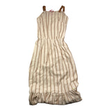 Liu Jo Plain Dress With Cream Striped Pattern For Girls