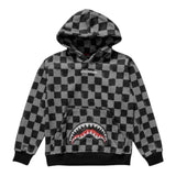 SPRAYGROUND felpa chiusa con cappucci fantasia quadretti Grigio per Bambino SPY1151 GRIGIO SPRAYGROUND 