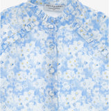 Philosophy Camicia Mezza Manica Tinta Unita con Fantasia Fiori per Bambina I1E304 BIANCO PHILOSOPHY 