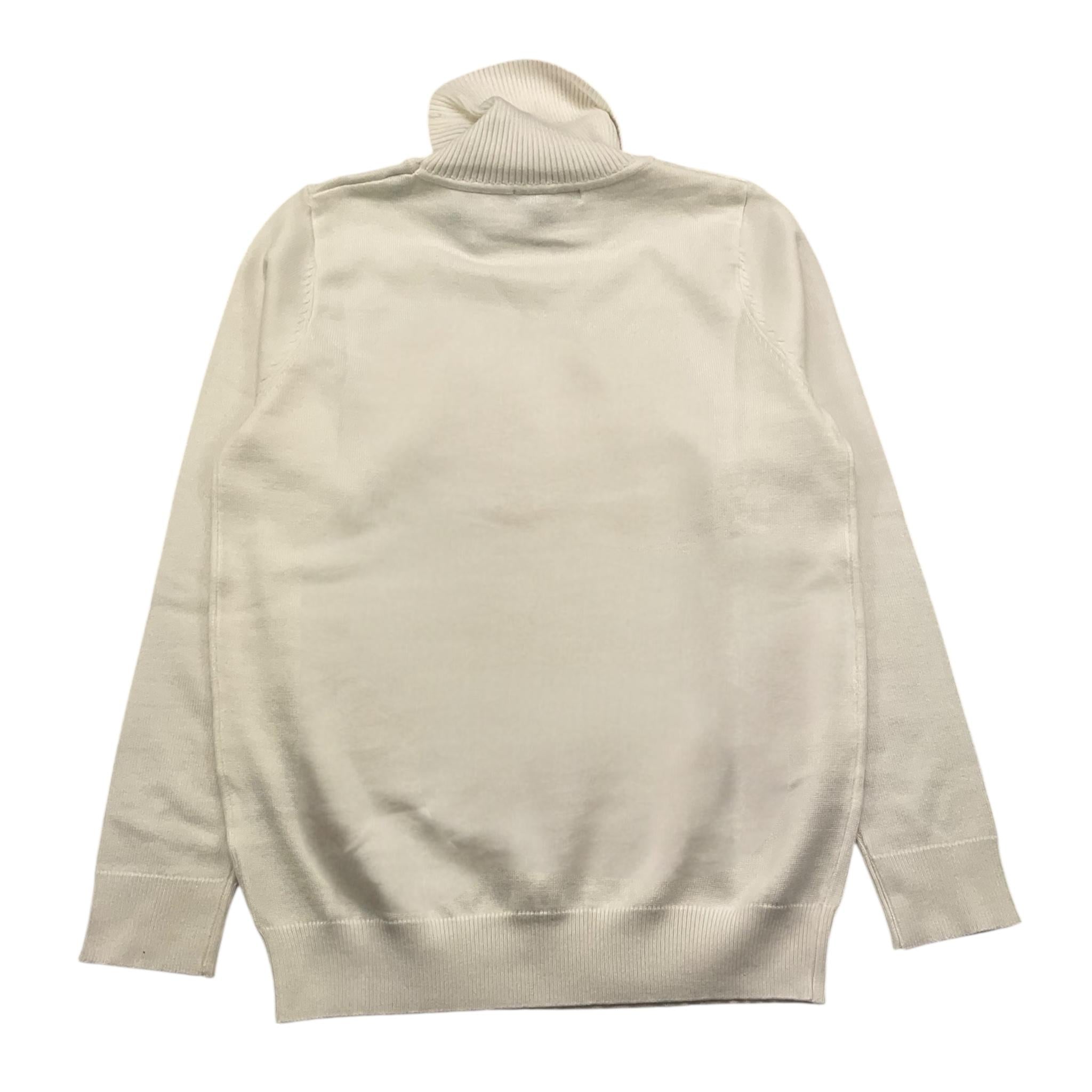OVER-D maglia collo alto tinta unita Bianco per Bambino OK101SMG BIANCO OVER-D 