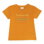 Trussardi T-Shirt tinta unita con Stampa Arancione per Neonato TIP25022TS ARANCIONE TRUSSARDI 