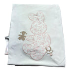 Le Bebe Coperta Tinta Unita con Stampe per Neonata LBG6283 BIANCO LE BEBE 
