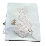 Le Bebe Coperta Tinta Unita con Stampe per Neonata LBG6283 BIANCO LE BEBE 