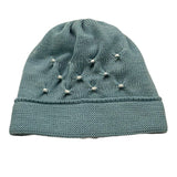 BABY LORD cappello tinta unita con ricami Verde per Neonato 600X VERDE BABY LORD 