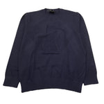 Emporio Armani Maglia Girocollo Tinta Unita con Logo per Bambino 6R4M66 BLU EMPORIO ARMANI 