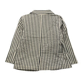 Zhoe &amp; Tobiah Cream Striped Solid Color Jacket For Boys