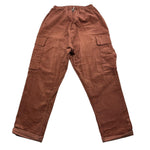 @MADILLY pantalone tinta unita con elastico in vita Tabacco per Bambino 02008 TABACCO @MADILLY 