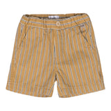 The Owl Bermuda Patterned Righw With Elastic Waist Mustard For Newborn