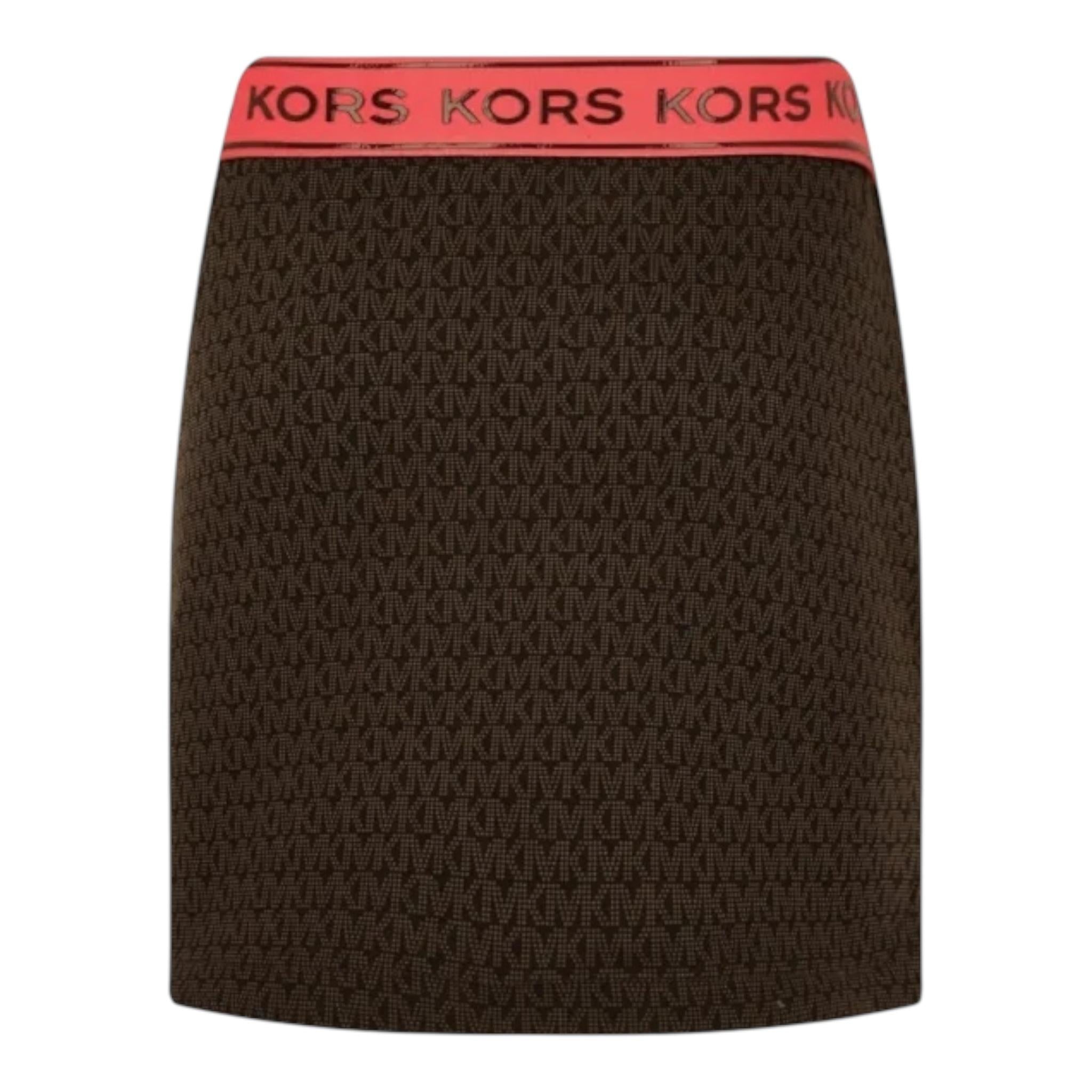 MICHAEL KORS gonna tinta unita logata Marrone per Bambina R13125 MARRONE MICHAEL KORS 