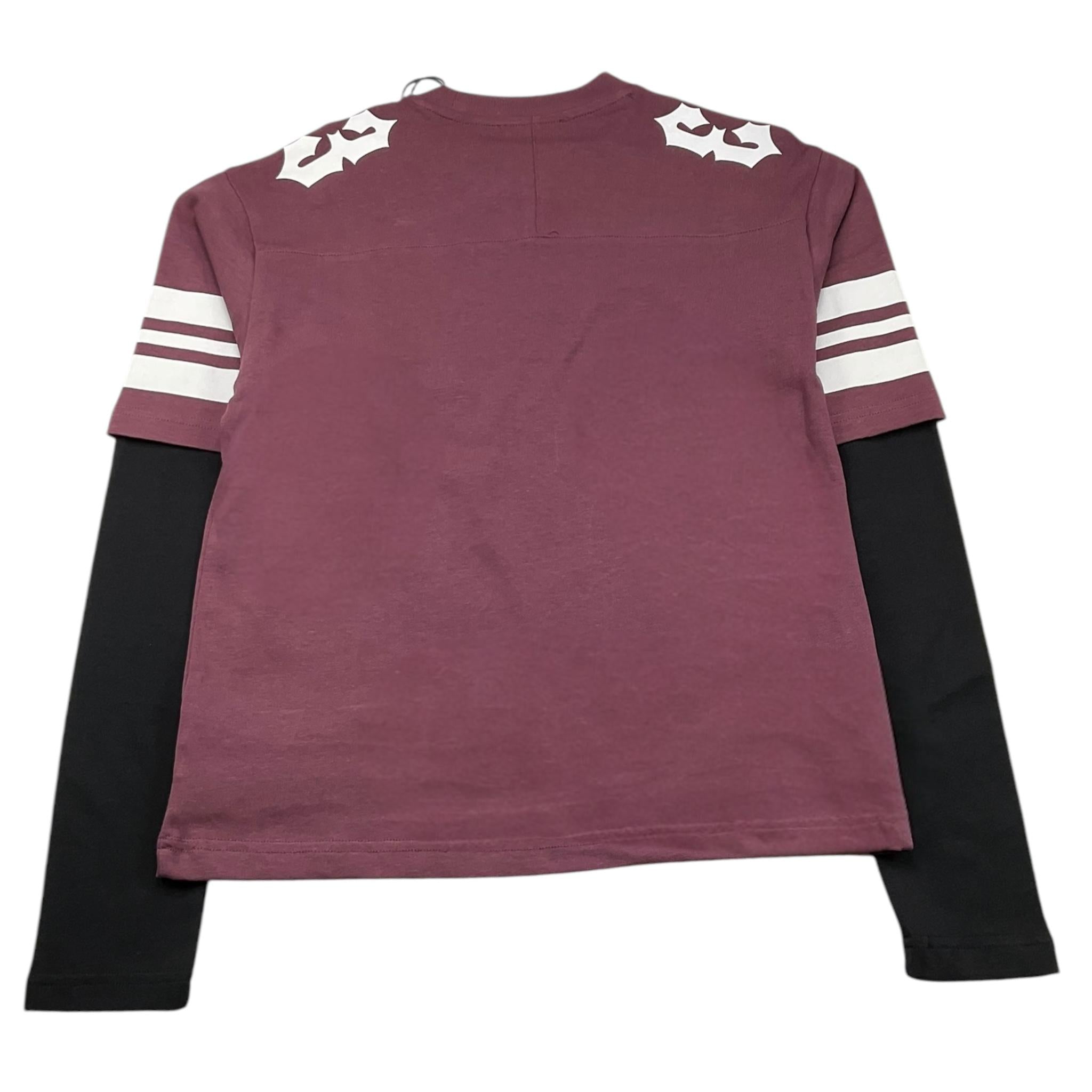 JOHN RICHMOND shirt girocollo maniche in contrasto effetto t-shirt Vinaccio per Bambino RBA25072TS VINACCI JOHN RICHMOND 