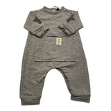 NANAN tutina manica lunga tinta unita Grigio per Neonato I2306601GR GRIGIO NANAN 