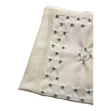 BABY LORD coperta tinta unita con ricami Panna per Neonata 135X PANNA BABY LORD 