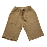 Lalalu' Bermuda Solid Color With Elastic Waist Sand For Boys