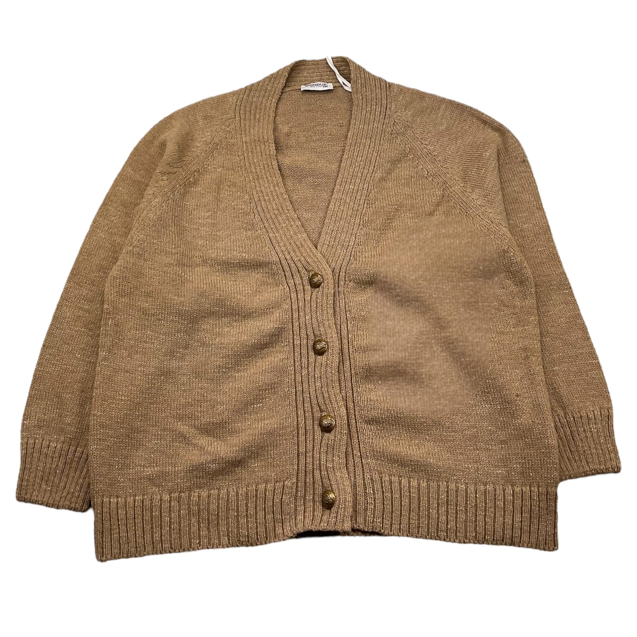 DONDUP cardigan tinta unita scollo a v  Beige per Bambino DFMA010 BEIGE DONDUP 