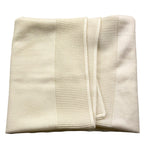 BABY LORD coperta tinta unita con ricami Panna per Neonata 135X PANNA BABY LORD 