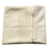 BABY LORD coperta tinta unita con ricami Panna per Neonata 135X PANNA BABY LORD 