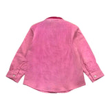 Manuel Ritz Solid Color Shirt With Pink Buttons For Baby