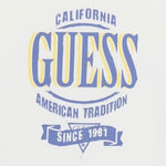 GUESS shirt girocollo tinta unita con stampa Bianco per Neonato N4YI30K8HM4 BIANCO GUESS 