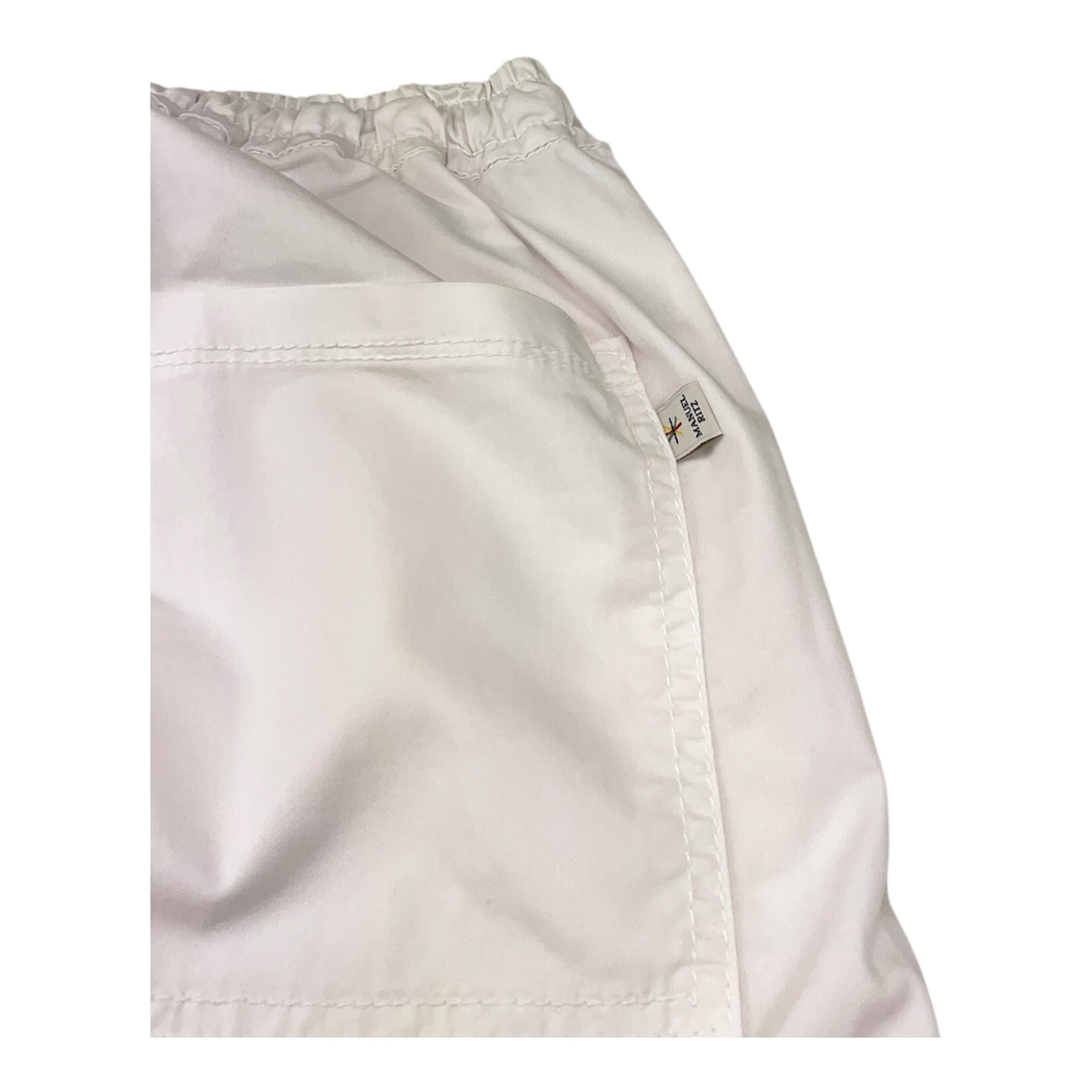 Manuel Ritz Pantalone Tinta Unita con Elastico In Vita per Bambino MR3002J BIANCO MANUEL RITZ 