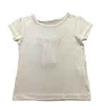 Mimisol T-Shirt Tinta Unita con Logo per Neonata MFTS076 BIANCO MIMISOL 