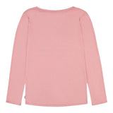 LEVI'S shirt girocollo tinta unita con codino Rosa per Bambina 4EJ167 ROSA LEVI'S 