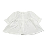 Babyvip Camicia Tinta Unita con Bottoni per Bambina T1353J BIANCO BABYVIP 