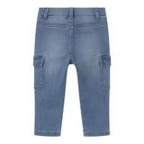 Mayoral Jeans Tinta Unita con Tasconi per Neonato 1578 AZZURRO MAYORAL 