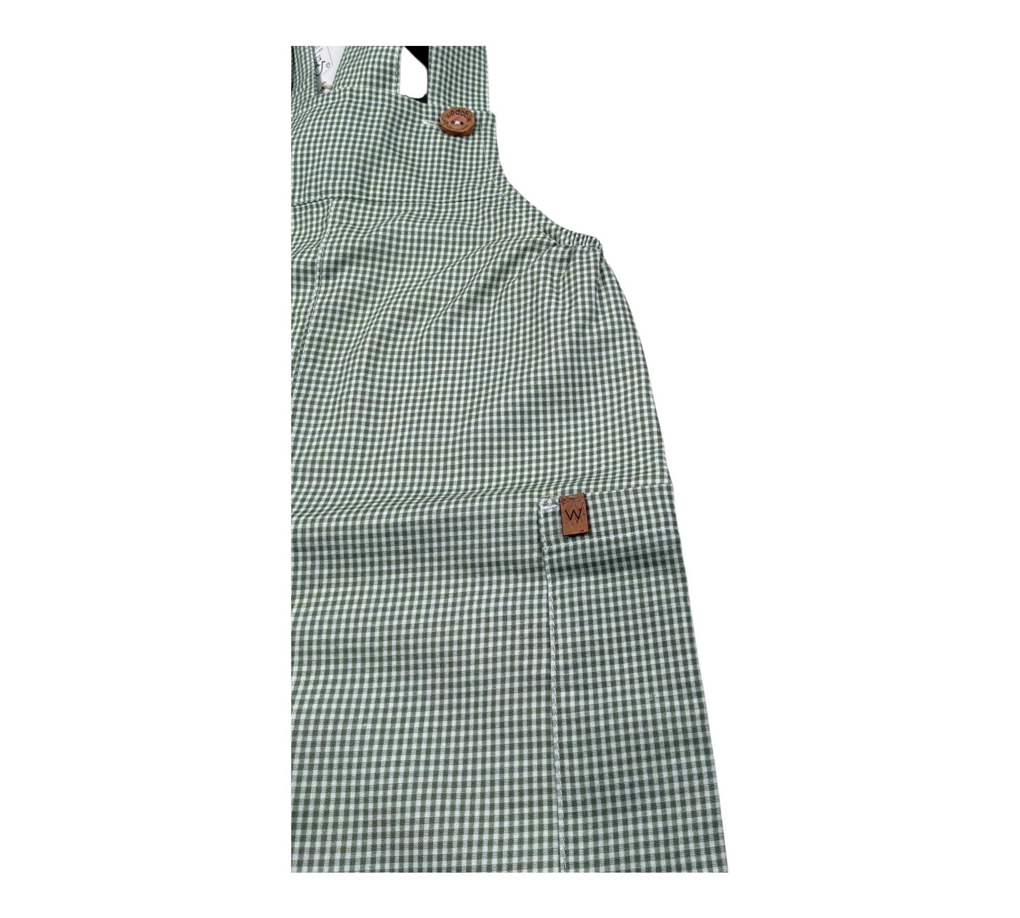 Wedoble Salopette Fantasia Quadretti per Neonato V2507910X VERDE WEDOBLE 