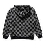 SPRAYGROUND felpa chiusa con cappucci fantasia quadretti Grigio per Bambino SPY1151 GRIGIO SPRAYGROUND 