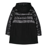 HERNO giubbino tinta unita con cappuccio Nero per Bambina GI000085G NERO HERNO 