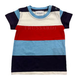 Trussardi Multicolor Crewneck T-Shirt with Multicolor Print for Newborns