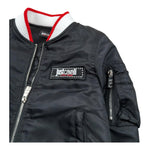 Just Cavalli Giubbino Tinta Unita con Profili In Contrasto per Neonato JIP26052GB NERO JUST CAVALLI 