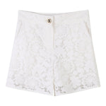 Michael Kors Short tinta unita con Ricami Bianco per Bambina R30413XX BIANCO MICHAEL KORS 