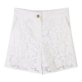 Michael Kors Short tinta unita con Ricami Bianco per Bambina R30413XX BIANCO MICHAEL KORS 