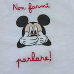Saint Barth T-Shirt Girocollo Tinta Unita con Stampa per Bambino MICKEY BIANCO SAINT BARTH 