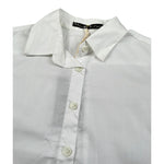 Manila Grace Camicia Manica Lunga Tinta Unita per Bambina MG2636 BIANCO MANILA GRACE 