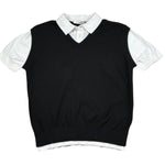 Paolo Pecora Polo Mezza Manica con Finto Gilet per Bambino PP4271 NERO PAOLO PECORA 