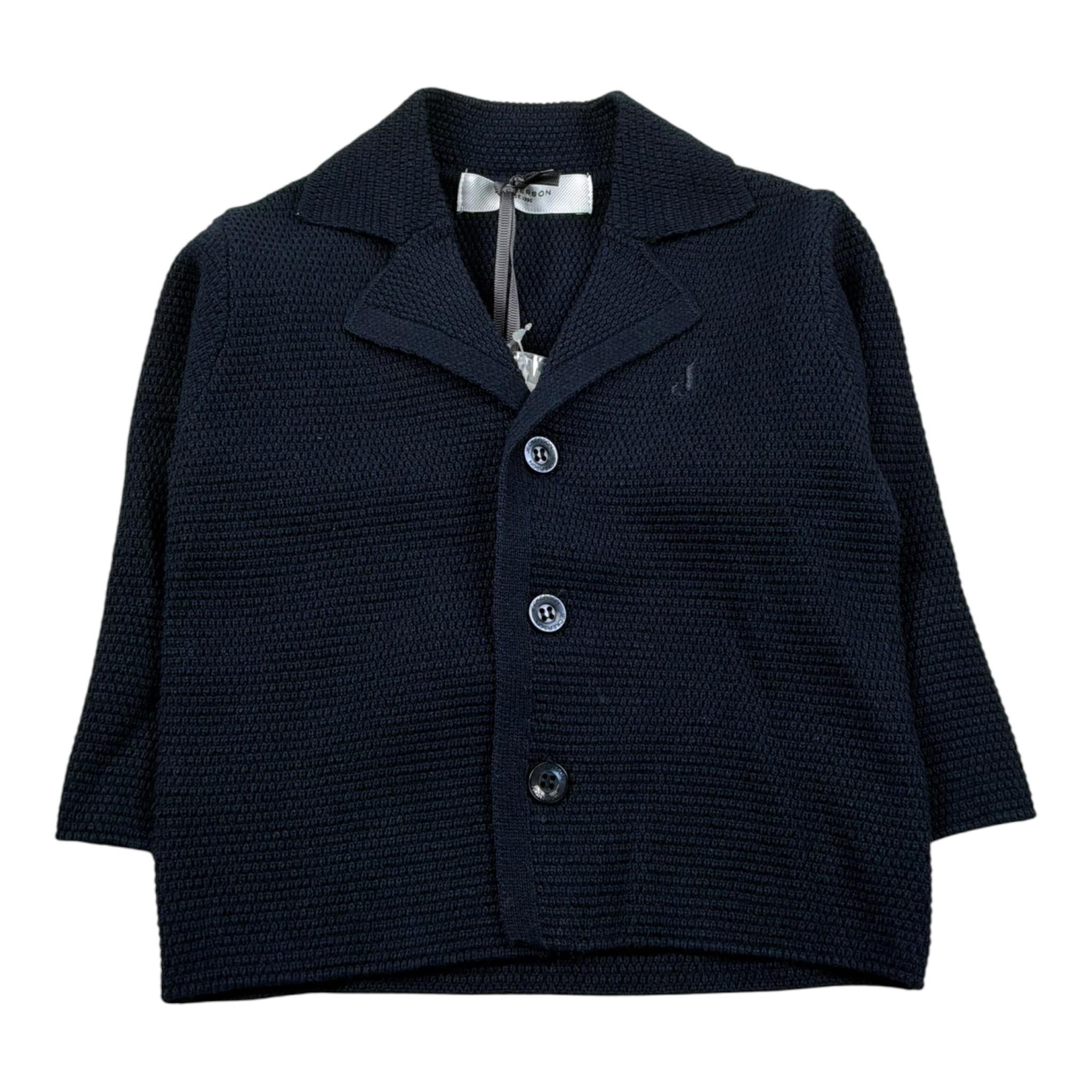 Jeckerson Cardigan Tinta Unita In Filo per Neonato JN4124 BLU JECKERSON 