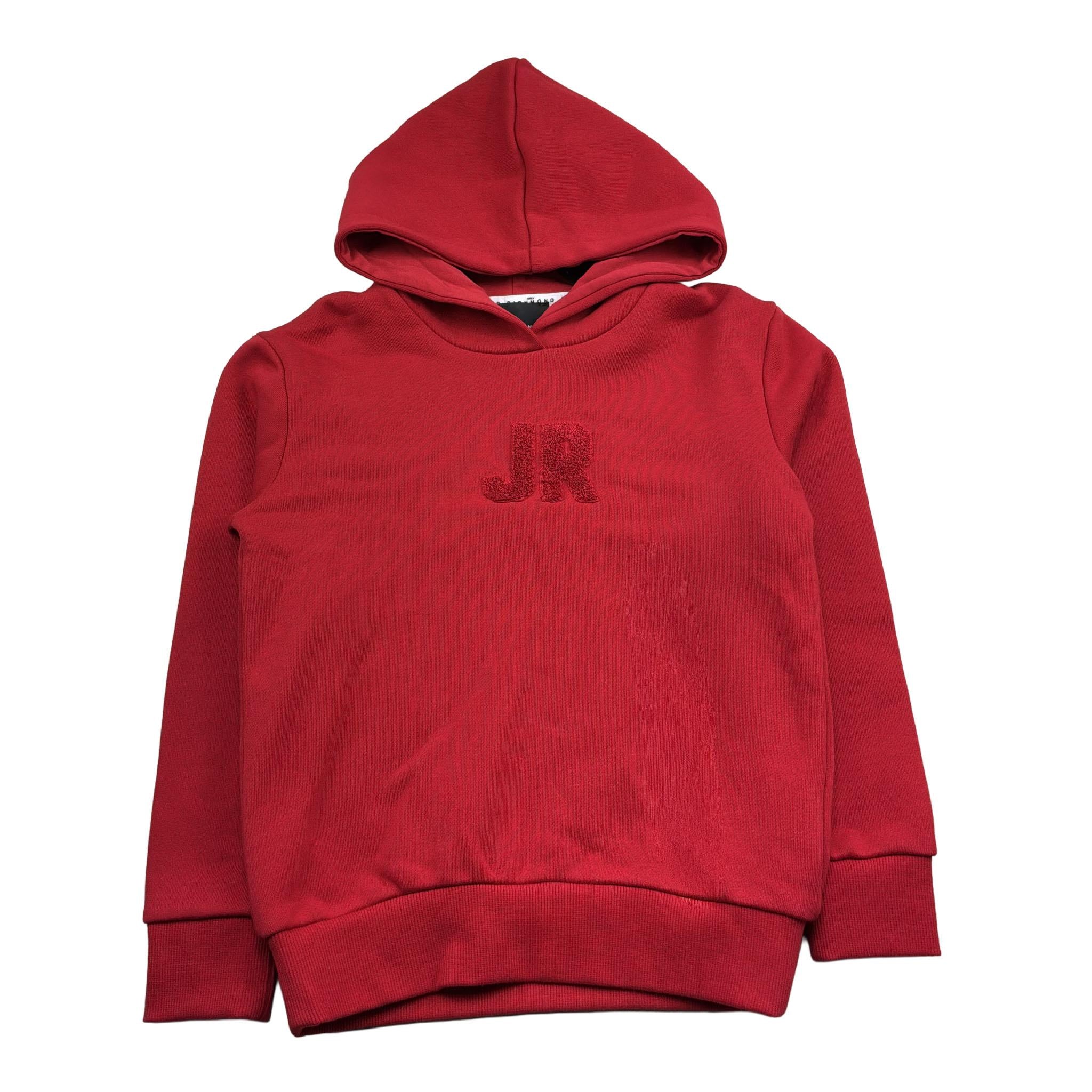 John Richmond Felpa Chiusa con Cappuccio Tinta Unita per Bambino RBP26190FE ROSSO JOHN RICHMOND 