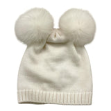 BABY LORD cappello tinta unita con pon pon Panna per Bambina 616 PANNA BABY LORD 