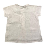 Zero Ampere Shirt Half Sleeve Solid Color White For Newborn