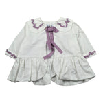 Ilfarobimbi Giacca tinta unita con Profili In Contrasto Bianco per Bambina IFB40714 BIANCO ILFAROBIMBI 