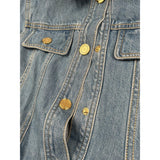 Elisabetta Franchi camicia Manica Lunga Tinta Unita In Denim per Bambina EFGB123XXXX AZZURRO ELISABETTA FRANCHI 