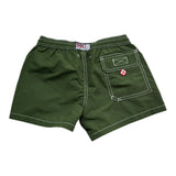 Saint Barth Costume Tinta Unita Modello Boxer con Stampa per Bambino 00454L VERDE SAINT BARTH 
