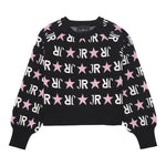 JOHN RICHMOND maglia tinta unita girocollo logata Nero per Neonata RGA24003MA NERO JOHN RICHMOND 