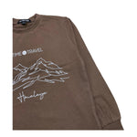 NEVER TOO shirt girocollo tinta unita con stampa in contrast Marrone per Bambino NT2187B MARRONE NEVER TOO 